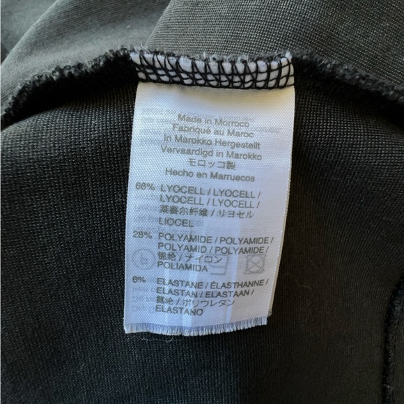 J CREW 365 | NWOT | BLACK PONTE KNIT RUCHED SLEEVELESS BODYCON DRESS | SIZE: 6 - Picture 9 of 10